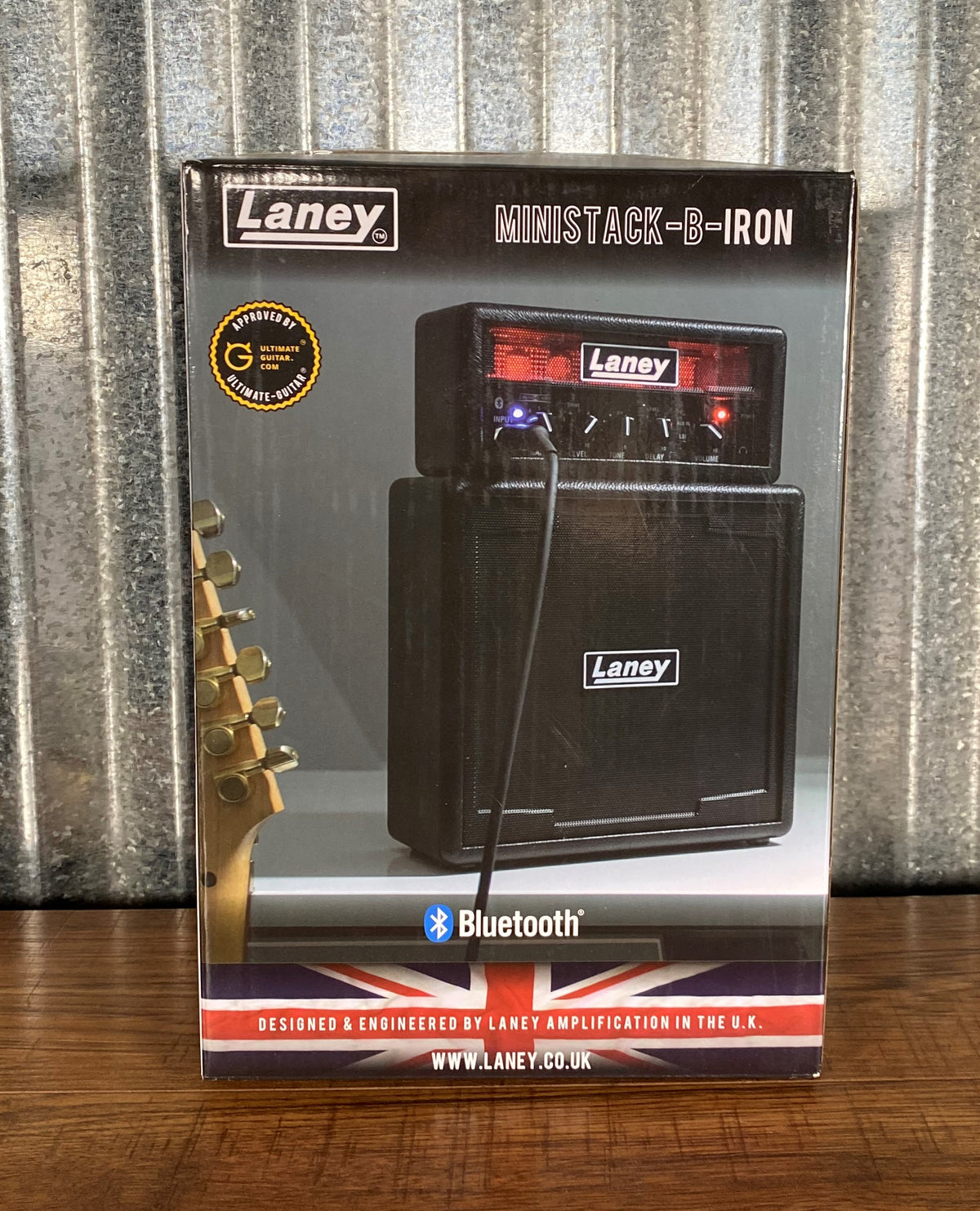 Mini Amplificador Combo Para Guitarra Stack Smart Ironheart Laney  MINISTACK-IRON Stereo Con Delay