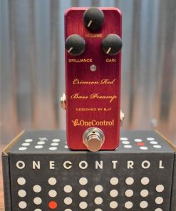 One Control BJF Crimson Red Bass Preamp Boost Guitar Effect